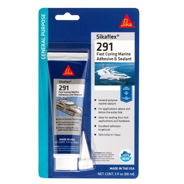 Sika 3 oz, Tube, White, Sikaflex 291 SIKA-610568 - main